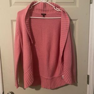 Pink Talbots Sweater Jacket
